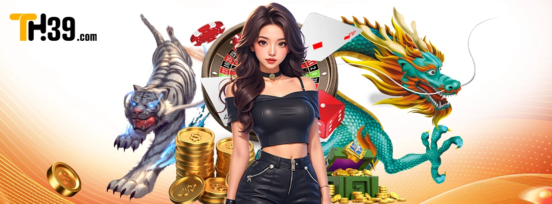 เสือมังกร TH39 — เกมไพ่ใบเดียว รู้ผลเร็วที่สุดในคาสิโนสด 2