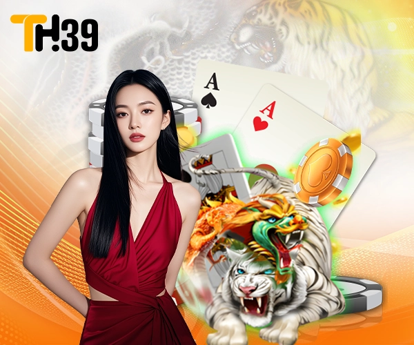 เสือมังกร TH39 — เกมไพ่ใบเดียว รู้ผลเร็วที่สุดในคาสิโนสด 1